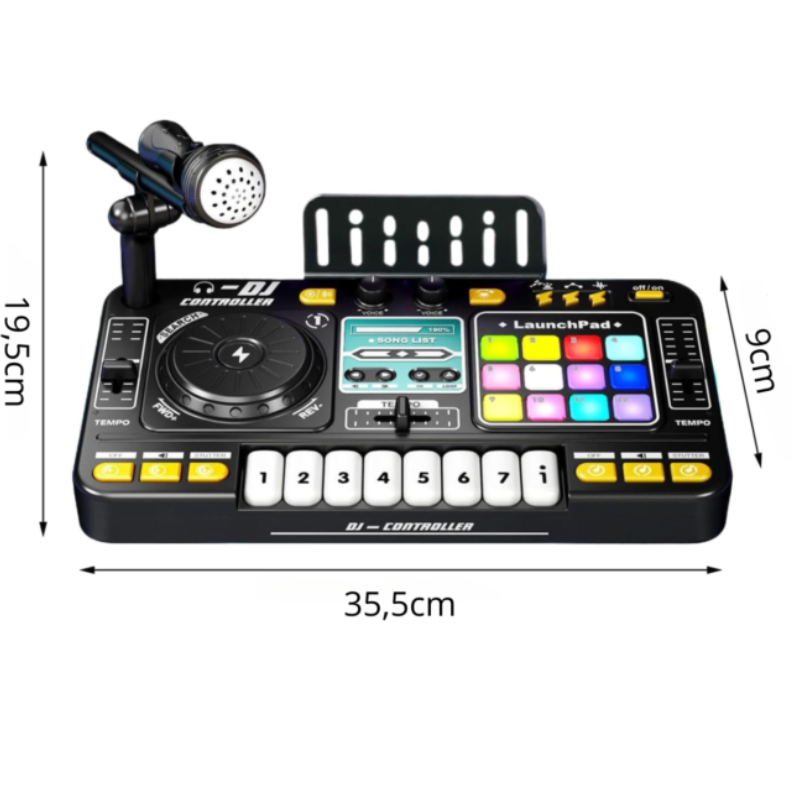 Wymiary BeatJoyKids DJ Mixer